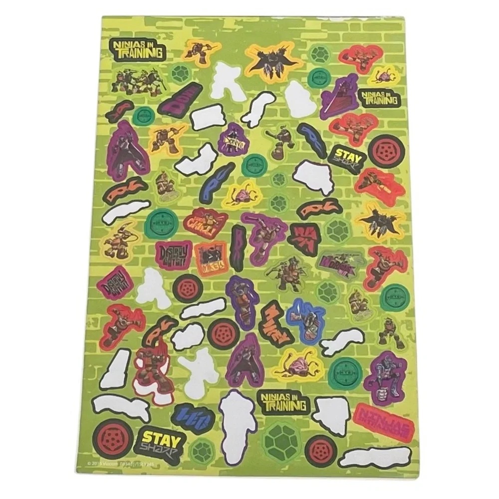 Teenage Mutant Ninja Turtles Activity &‎ Sticker Book Bundle Like New!